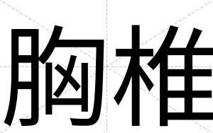 胸椎