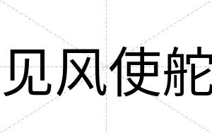 见风使舵