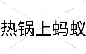 热锅上蚂蚁