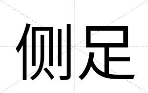 侧足