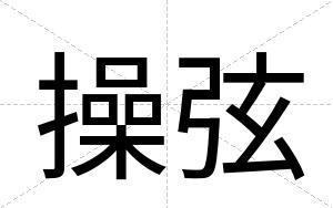 操弦