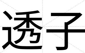 透子
