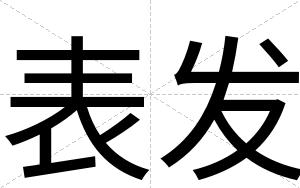 表发