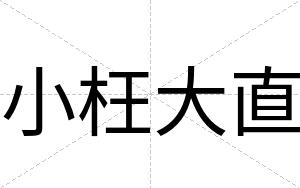小枉大直