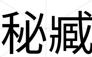秘臧