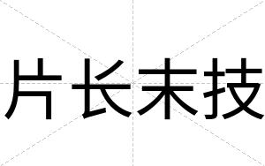片长末技