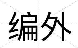 编外