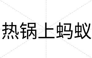 热锅上蚂蚁