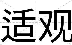 适观