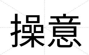 操意