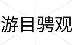 游目骋观