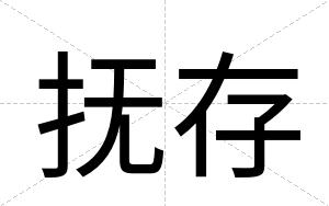 抚存