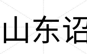 山东诏