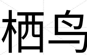 栖鸟