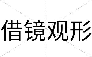 借镜观形