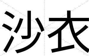 沙衣