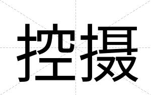 控摄