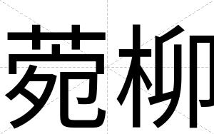 菀柳