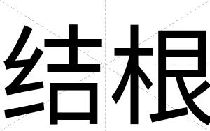 结根