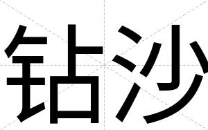 钻沙