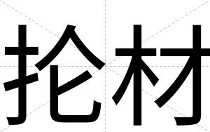 抡材