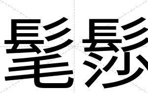 髦髿