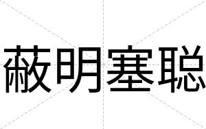 蔽明塞聪