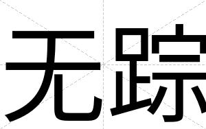 无踪
