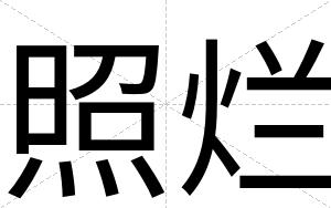 照烂
