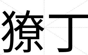 獠丁