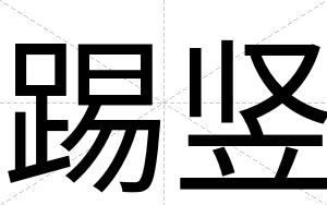 踢竖