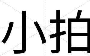 小拍