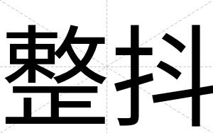 整抖