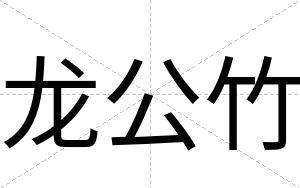 龙公竹