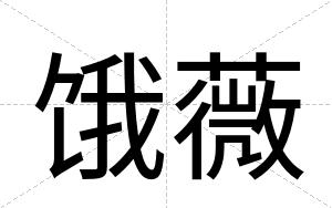 饿薇