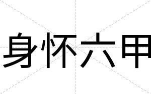 身怀六甲