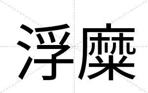 浮糜