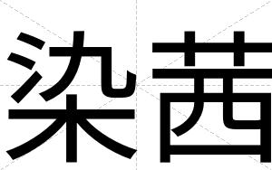 染茜
