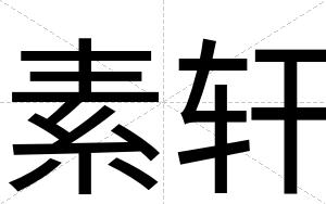素轩