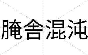 腌舎混沌