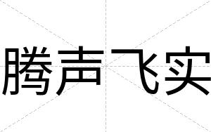 腾声飞实