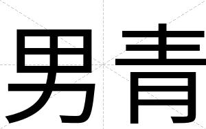 男青