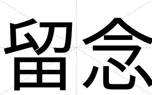 留念