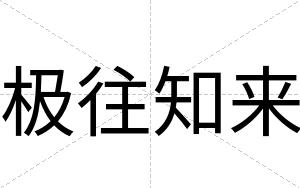 极往知来