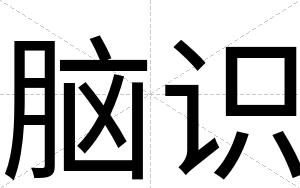 脑识