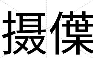 摄僷