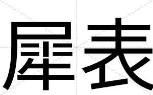 犀表
