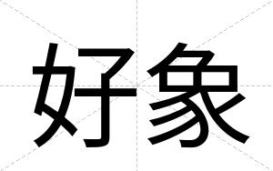 好象