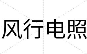 风行电照