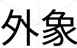 外象